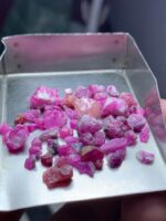 39.90ct Afghan Ruby Rough Lot – Vivid Red Crystals with Natural Beauty & Form - Image 9