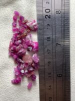 39.90ct Afghan Ruby Rough Lot – Vivid Red Crystals with Natural Beauty & Form - Image 10