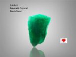 A Green Marvel: 3.44ct Emerald Crystal from Swat Valley, Pakistan