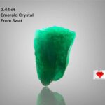 A Green Marvel: 3.44ct Emerald Crystal from Swat Valley, Pakistan