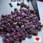 209.60ct Ruby Rough Lot – Natural Untreated Stones (Avg. Size 12x8x5mm)