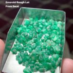 Swat Emeralds in Their Raw Splendor: 45.70-Carat Rough Lot