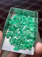 Swat Emeralds in Their Raw Splendor: 45.70-Carat Rough Lot - Image 4