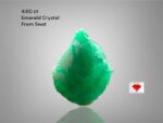Vibrant Green Wonder: A 4.60 ct Emerald Crystal from Swat, Pakistan