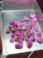 36.95ct Afghan Ruby Rough Lot: Raw Elegance in Every Facet - Image 9