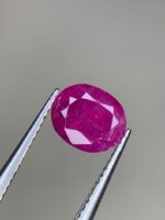 1.17ct Natural Afghan Ruby: Oval Elegance in Every Facet - Image 4