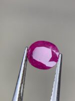 1.17ct Natural Afghan Ruby: Oval Elegance in Every Facet - Image 7