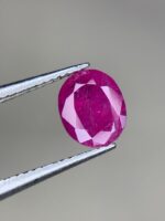 1.17ct Natural Afghan Ruby: Oval Elegance in Every Facet - Image 8