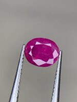 1.17ct Natural Afghan Ruby: Oval Elegance in Every Facet - Image 9