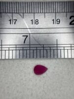 0.600ct Afghan Faceted Ruby – Natural Deep Red Gem (6.48 x 4.42 x 2.82mm) - Image 8