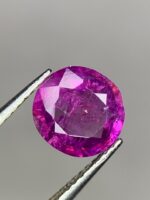 1.45ct Natural Afghan Ruby – Elegant Faceted Gemstone (6.79×6.34×3.63 mm) - Image 2