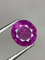 1.45ct Natural Afghan Ruby – Elegant Faceted Gemstone (6.79×6.34×3.63 mm) - Image 8