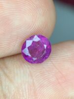 1.45ct Natural Afghan Ruby – Elegant Faceted Gemstone (6.79×6.34×3.63 mm) - Image 9
