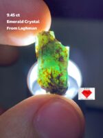 9.45ct Laghman Emerald Crystal – Impressive Natural Gem from Afghanistan
