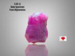 9.65 ct Afghan Ruby Specimen: Pigeon Blood Red Gemstone