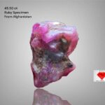45.50ct Natural Ruby Specimen – Afghanistan | 23.30 x 16.97 x 14.05 mm