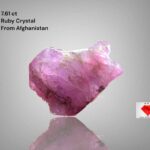 Exceptional Form: 7.61ct Afghan Ruby Crystal with Bold Dimensions & Natural Charm