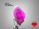 25.40 ct Afghan Ruby Crystal – Balanced Depth with Strong Cutting Potential