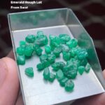 30.43 ct Swat Emerald Rough Lot – Compact Gems with Maximum Potential
