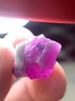25.40 ct Afghan Ruby Crystal – Balanced Depth with Strong Cutting Potential - Image 3