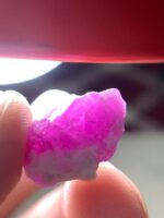 25.40 ct Afghan Ruby Crystal – Balanced Depth with Strong Cutting Potential - Image 6