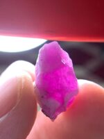 25.40 ct Afghan Ruby Crystal – Balanced Depth with Strong Cutting Potential - Image 8