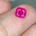 Afghan Faceted Ruby (1.04 ct) – Balanced Size with Strong Depth and Elegant Presence