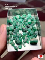 Impressive 57ct Swat Emerald Rough Lot