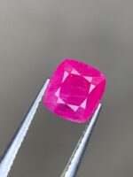 Afghan Faceted Ruby (1.04 ct) – Balanced Size with Strong Depth and Elegant Presence - Image 11