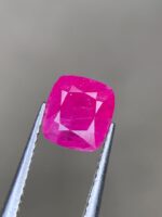Afghan Faceted Ruby (1.04 ct) – Balanced Size with Strong Depth and Elegant Presence - Image 13
