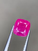 Afghan Faceted Ruby (1.04 ct) – Balanced Size with Strong Depth and Elegant Presence - Image 15