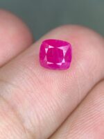 Afghan Faceted Ruby (1.04 ct) – Balanced Size with Strong Depth and Elegant Presence - Image 3
