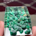 Distinctive 56.80ct Swat Emerald Rough Lot