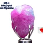 5.115ct Afghan Ruby Crystal – Natural Crimson Radiance (11.99 x 8.37 x 5.56mm)