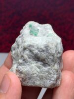 316.85ct Emerald Specimen from Swat – Large Natural Green Crystal (45x37x24mm) - Image 2