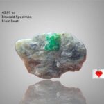 43.97ct Emerald Specimen from Swat – A Striking Natural Formation