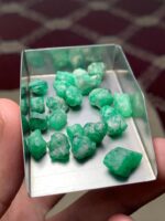 58.60 Ct Swat Emerald Rough Lot – Natural Green Gems Straight from the Mines - Image 4