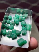 58.60 Ct Swat Emerald Rough Lot – Natural Green Gems Straight from the Mines - Image 6