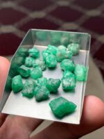 58.60 Ct Swat Emerald Rough Lot – Natural Green Gems Straight from the Mines - Image 8