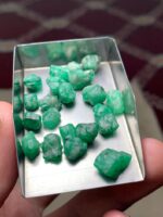 58.60 Ct Swat Emerald Rough Lot – Natural Green Gems Straight from the Mines - Image 9