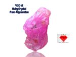 Afghan Ruby Crystal – 4.20ct Natural Red Gemstone