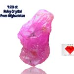 Afghan Ruby Crystal – 4.20ct Natural Red Gemstone