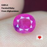 0.80 ct Afghan Ruby: A Petite Gemstone with Rich Color