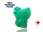 3.180ct Swat Emerald Crystal – A Compact Gemstone with Classic Green Brilliance