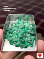 51.40 Carat Swat Emerald Rough Lot – Natural Gemstone Treasure
