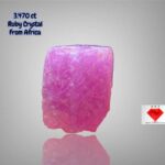 Natural African Ruby Crystal (3.470ct) – Untreated and Radiant