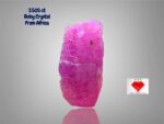 3.505 ct African Ruby Crystal (10.34 × 5.34 × 4.95 mm) – Natural Red Corundum in Raw Form