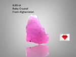 Rare 8.85 Carat Ruby from Afghanistan – Raw and Untreated
