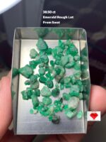 Swat’s Monumental Treasure: A 38.50 Carat Emerald Rough Lot