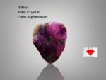 Rare Treasure: 11.10 ct Afghan Ruby Specimen Unveiled